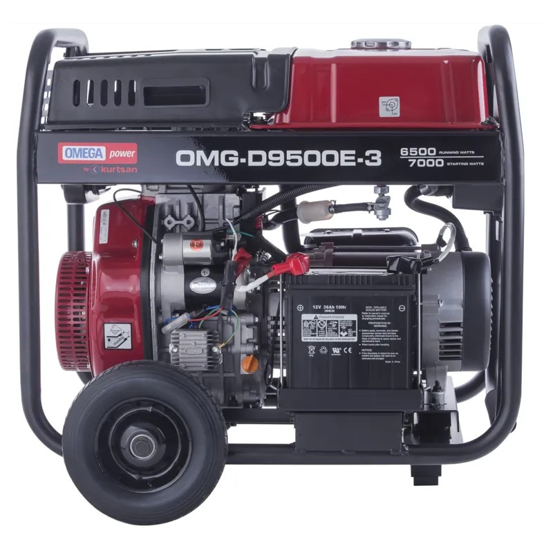 Omega OMG-D9500E-3 Marşlı 8,5 kVa Trifaze Jeneratör