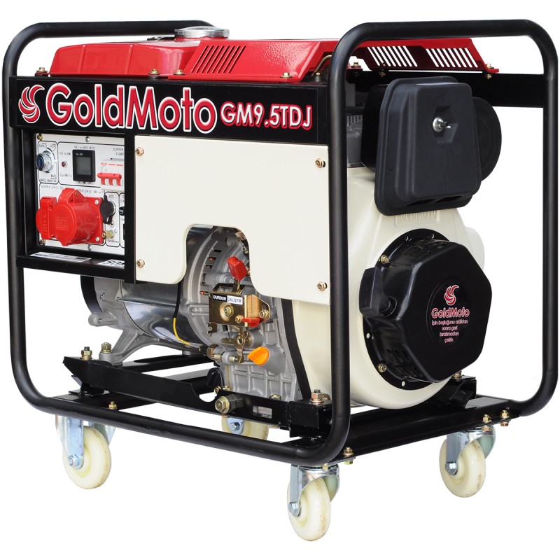 GoldMoto GM9.5TDJ 8.1 Kva Trifaze Marşlı Dizel Jeneratör