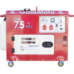 GoldMoto GM7.5KDJ Marşlı 7,5 Kva Monofaze Kabinli Dizel Jeneratör