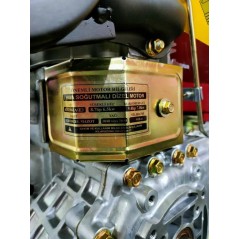 GoldMoto GM186FA-B 10 Hp Marşlı Krank Mili Düz Freze Dizel Motor